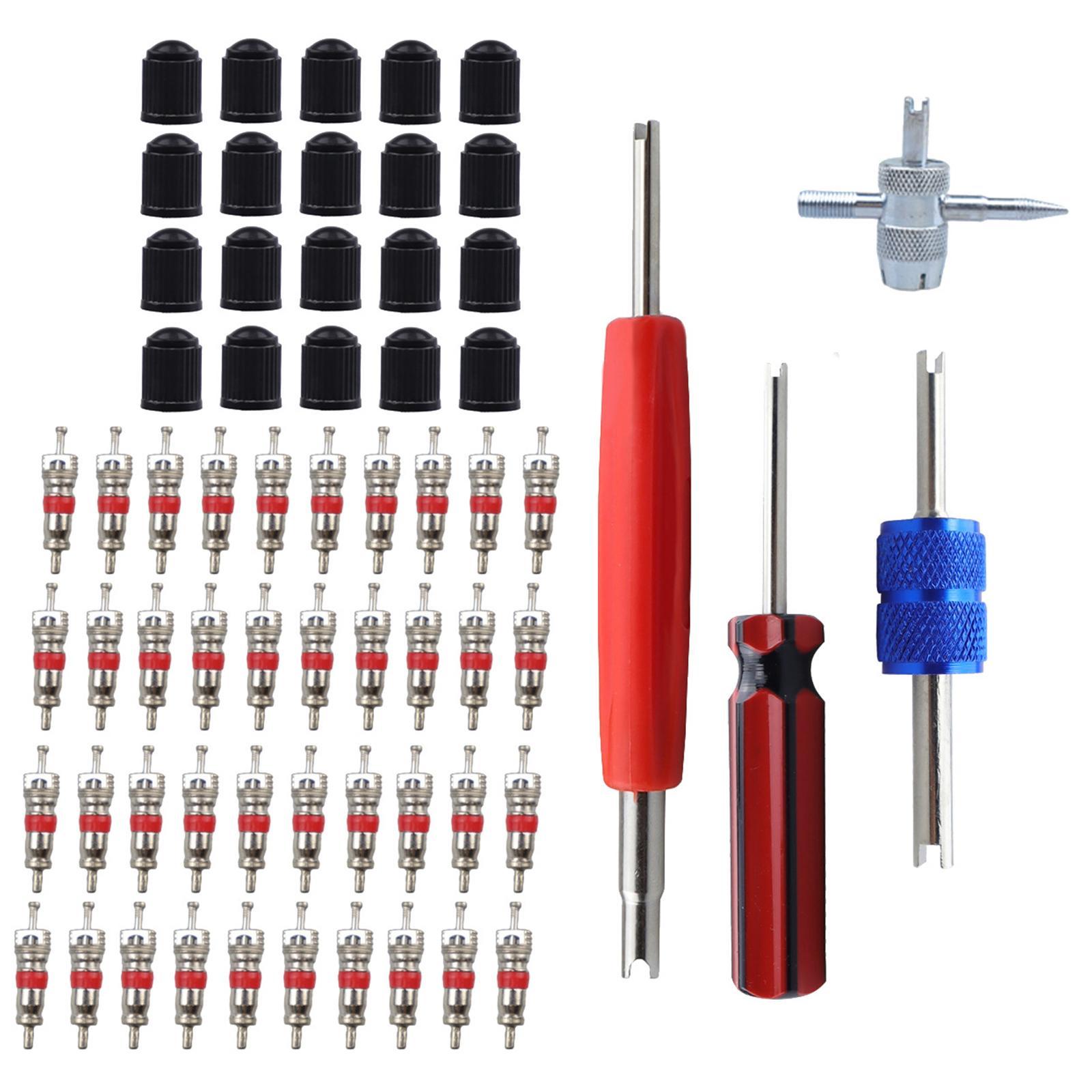 Stem Removal Tool Tyre Core Tool Set for Bike Spare Parts