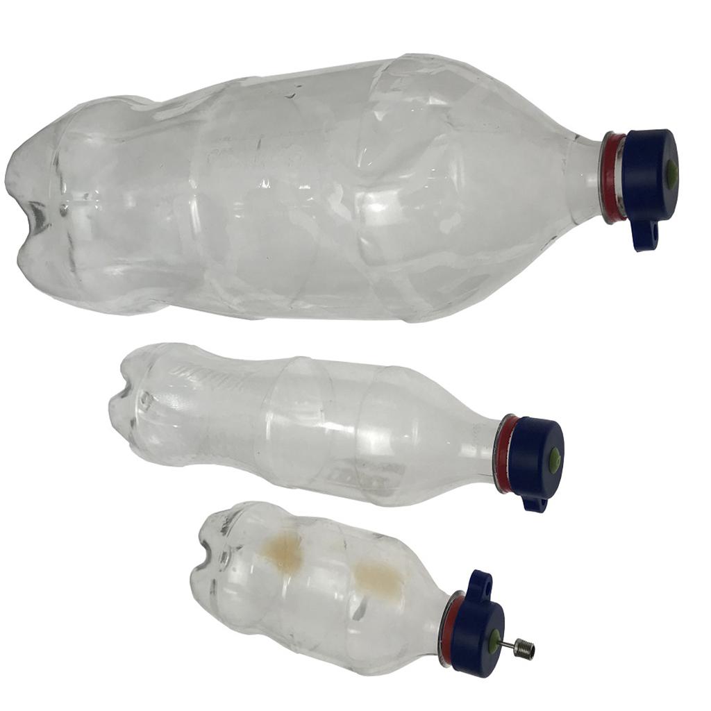 Set of 10 Recyclable High Pressure Caps with Pump for Most Plastic Bottles