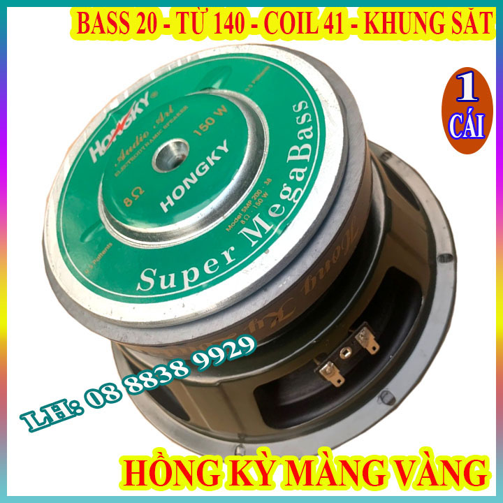 CỦ BASS 20 HỒNG KÌ VÀNG TỪ 140 COIL 41 CAO CẤP HÀNG CHÍNH HÃNG - GIÁ 1 CÁI