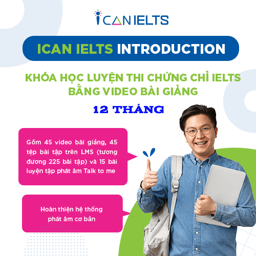 Toàn quốc Khoá học ICAN IELTS INTRODUCTION-ICAN Connect
