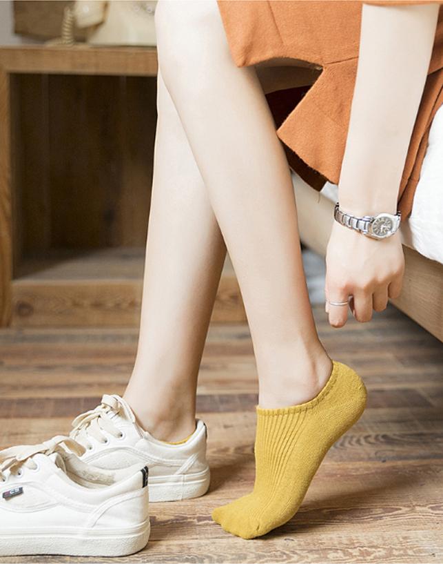 Combo 05 Đôi Tất Nữ Cổ Ngắn Chống Hôi Chân TV.NB5301 I Phong Cách Nhật Bản