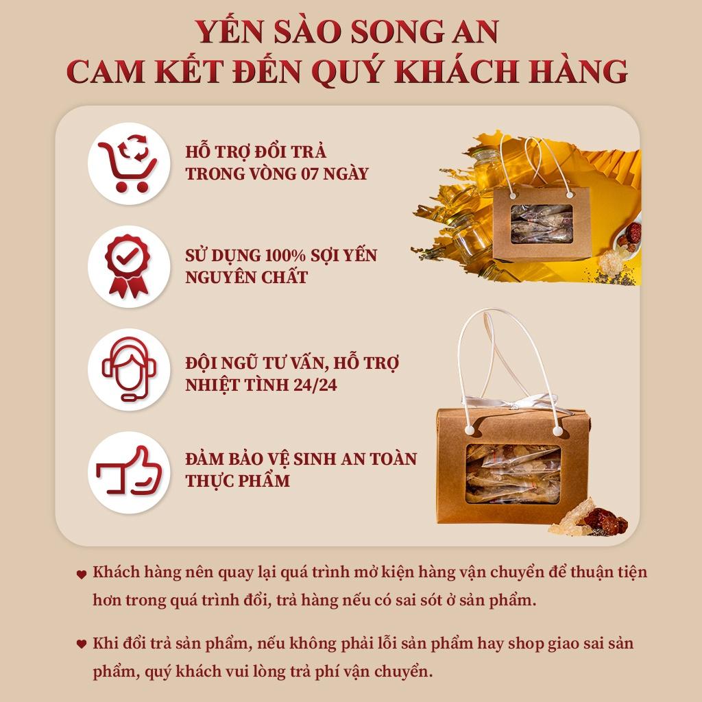 Set tổ yến sào tinh chế baby Song An Food 10 túi cho bé