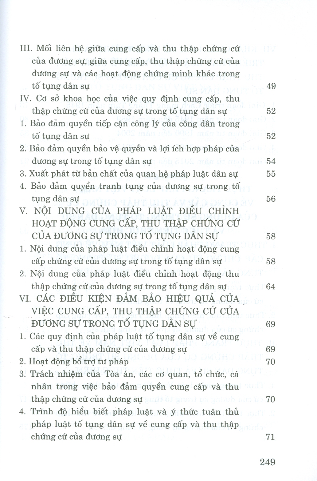 CUNG CẤP, THU THẬP CHỨNG CỨ CỦA ĐƯƠNG SỰ TRONG TỐ TỤNG DÂN SỰ VIỆT NAM (Sách chuyên khảo)