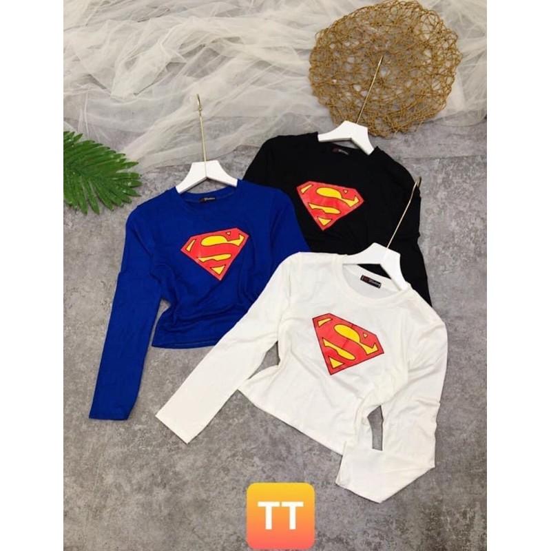 Áo thun ctoptop tay dài superman TL4020