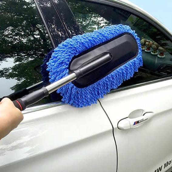 Chổi Lau Quét Bụi, Rửa Xe Ô Tô Điều Chỉnh Được Độ Dài 75-86Cm