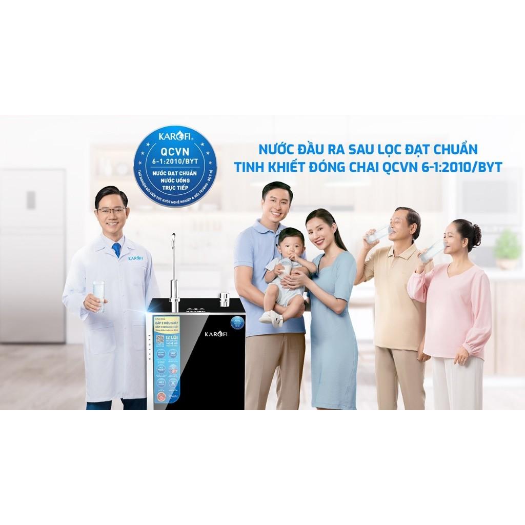Máy lọc nước RO Mỹ 12 lõi KAQ-M22 - Công nghệ Aiotec, Bổ sung lõi Hydro ion Kiềm + T33 Nano - Giao lắp miễn phí