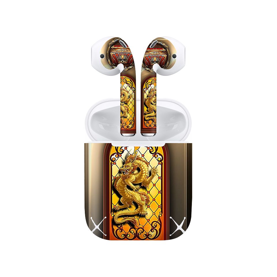 Miếng dán skin chống bẩn cho tai nghe AirPods in hình Họa tiết - HTx081