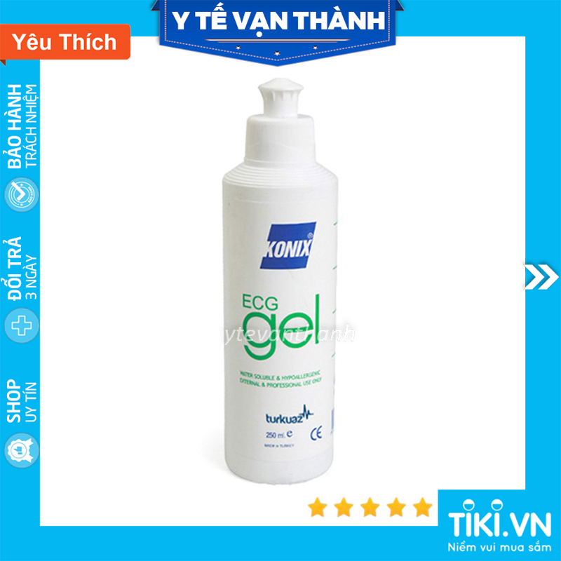 Gel Siêu Âm, Gel Lạnh Triệt Lông- Konix ECG Gel (Chai Nhỏ) -VT0653