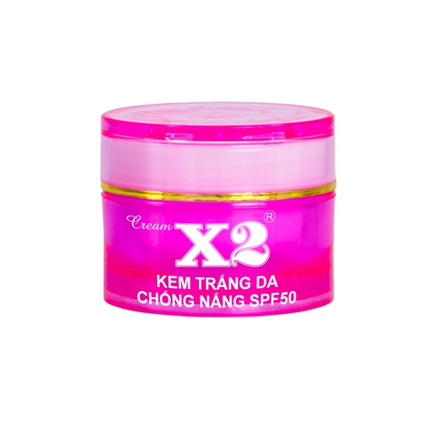 CREAM X2 - KEM TRẮNG DA CHỐNG NẮNG SPF 50 - 8g