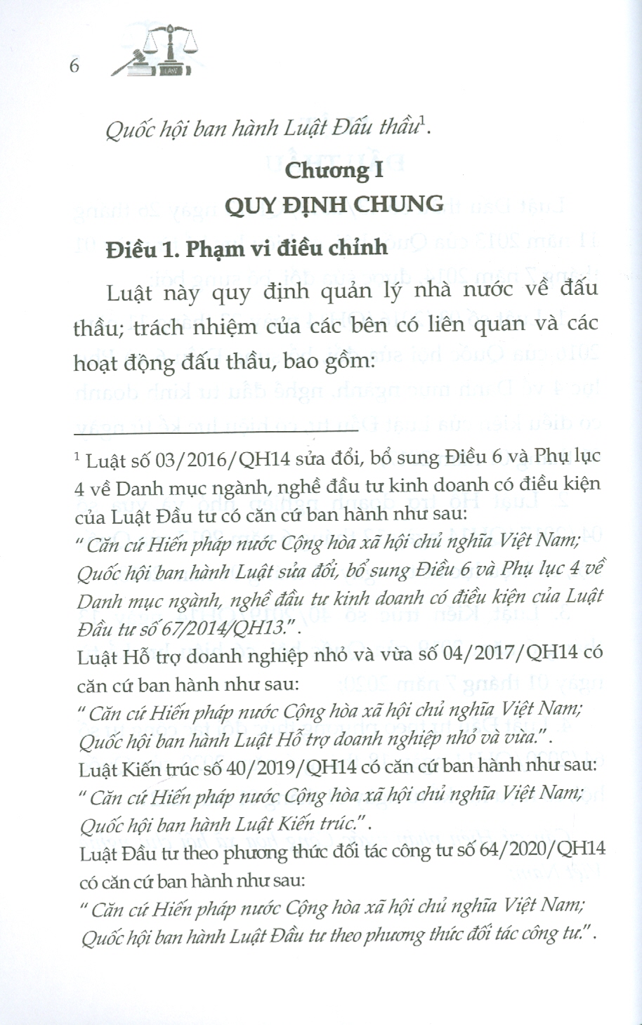 Luật Đấu Thầu (Sửa đổi, bổ sung năm 2016, 2017, 2019, 2020, 2022)