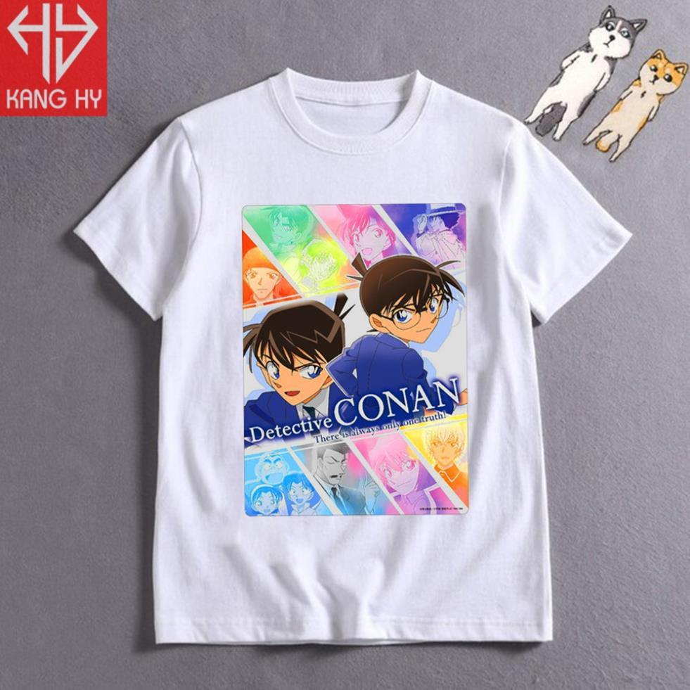 RẺ VÔ ĐỊCH- 4 mẫu áo thun in hình conan in tại shop Vải Cotton 4 chiều F120