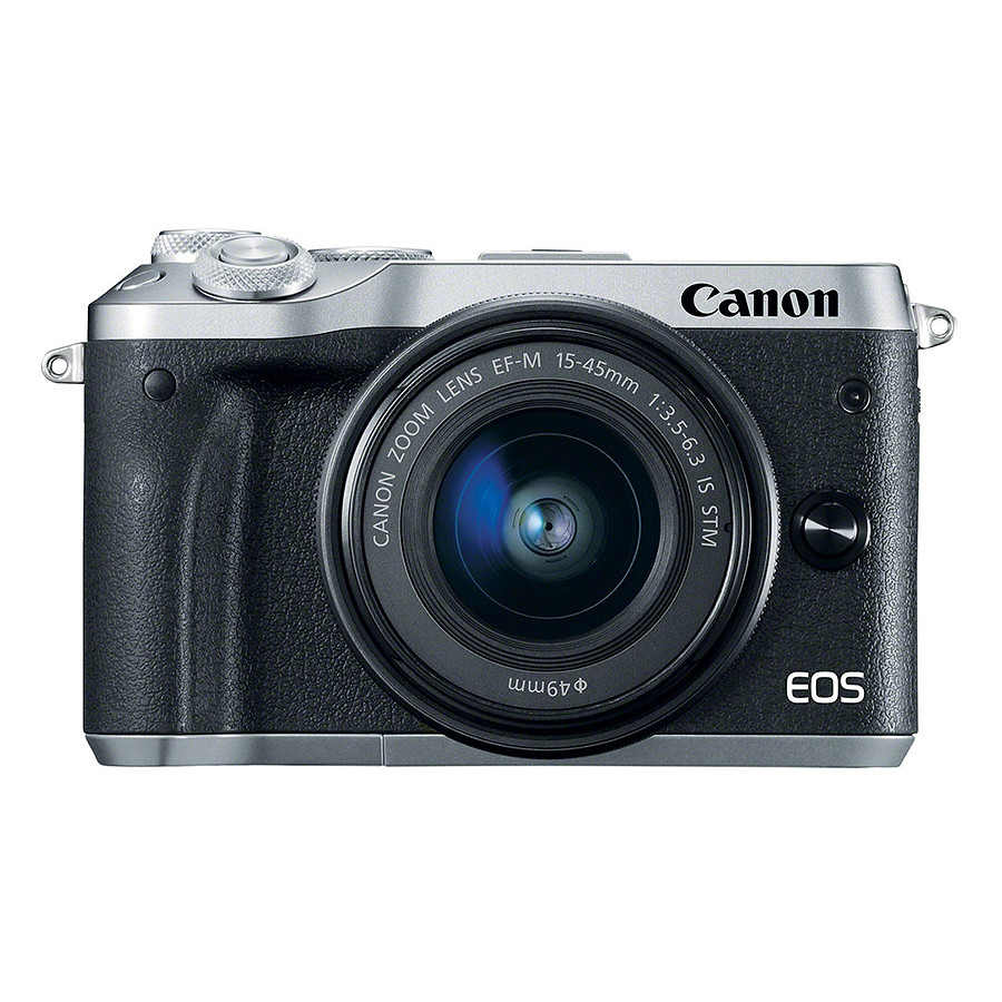 Máy Ảnh Canon EOS M6 Kit 15-45mm (Bạc) - Hàng Chính Hãng