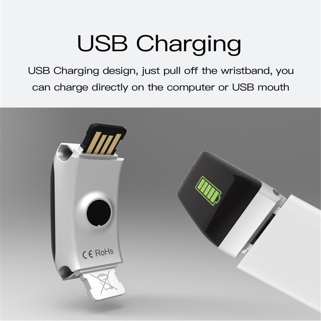 Waterproof Digital  Smart Wristband Bracelet for Phone black