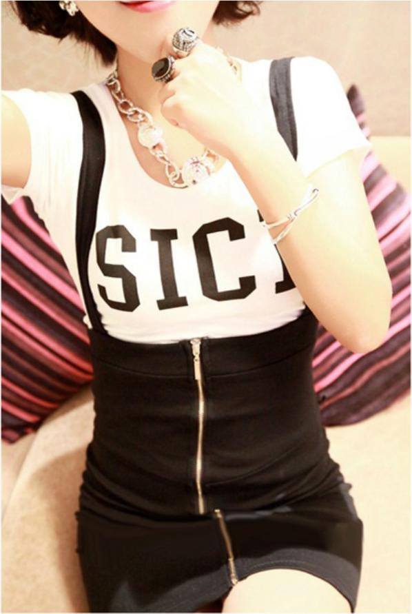 Đầm yếm dây kéo sick Mã: DA3559