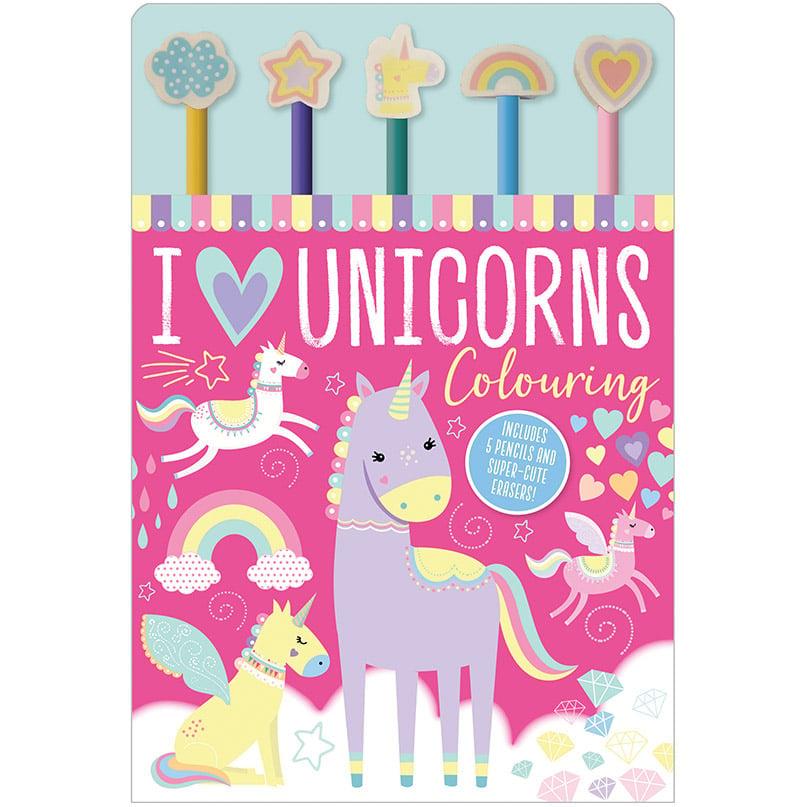 Sách I Love Unicorns Colouring