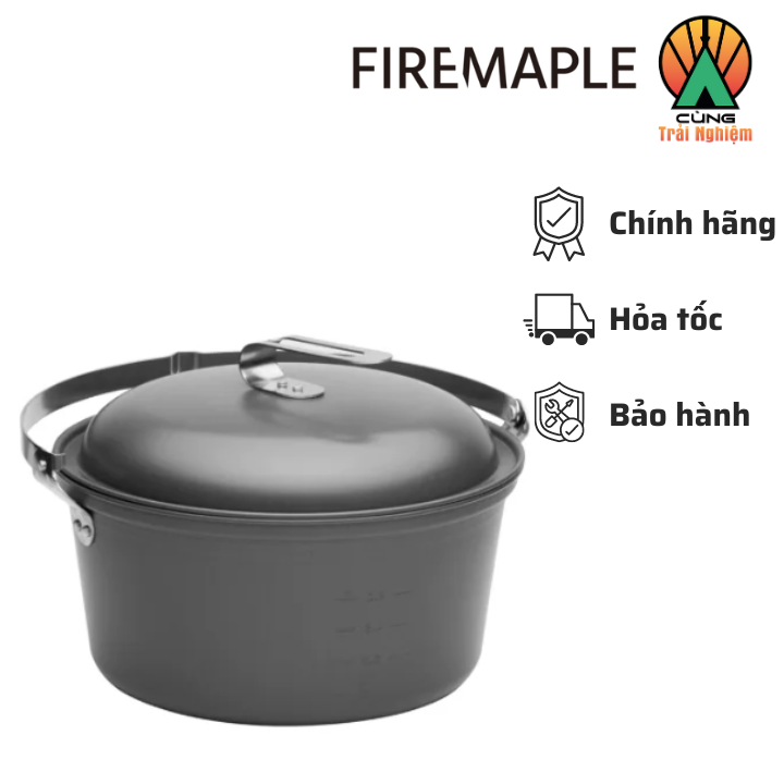 Nồi Treo 9L Kèm Giá Hấp Chuyên Dụng Cho Nấu Ăn Ngoài Trời  Fire Maple FMC-HANGPOT