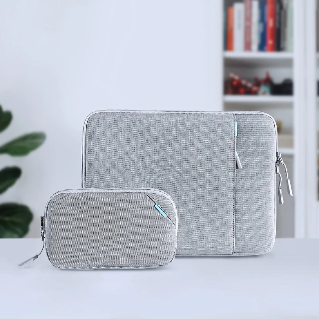 Túi Chống Sốc Laptop TOMTOC A13-C12 Sleeve Kit Dành Cho Macbook 13 inch 360 Protective Kèm Túi Phụ Kiện - Hàng Chính Hãng