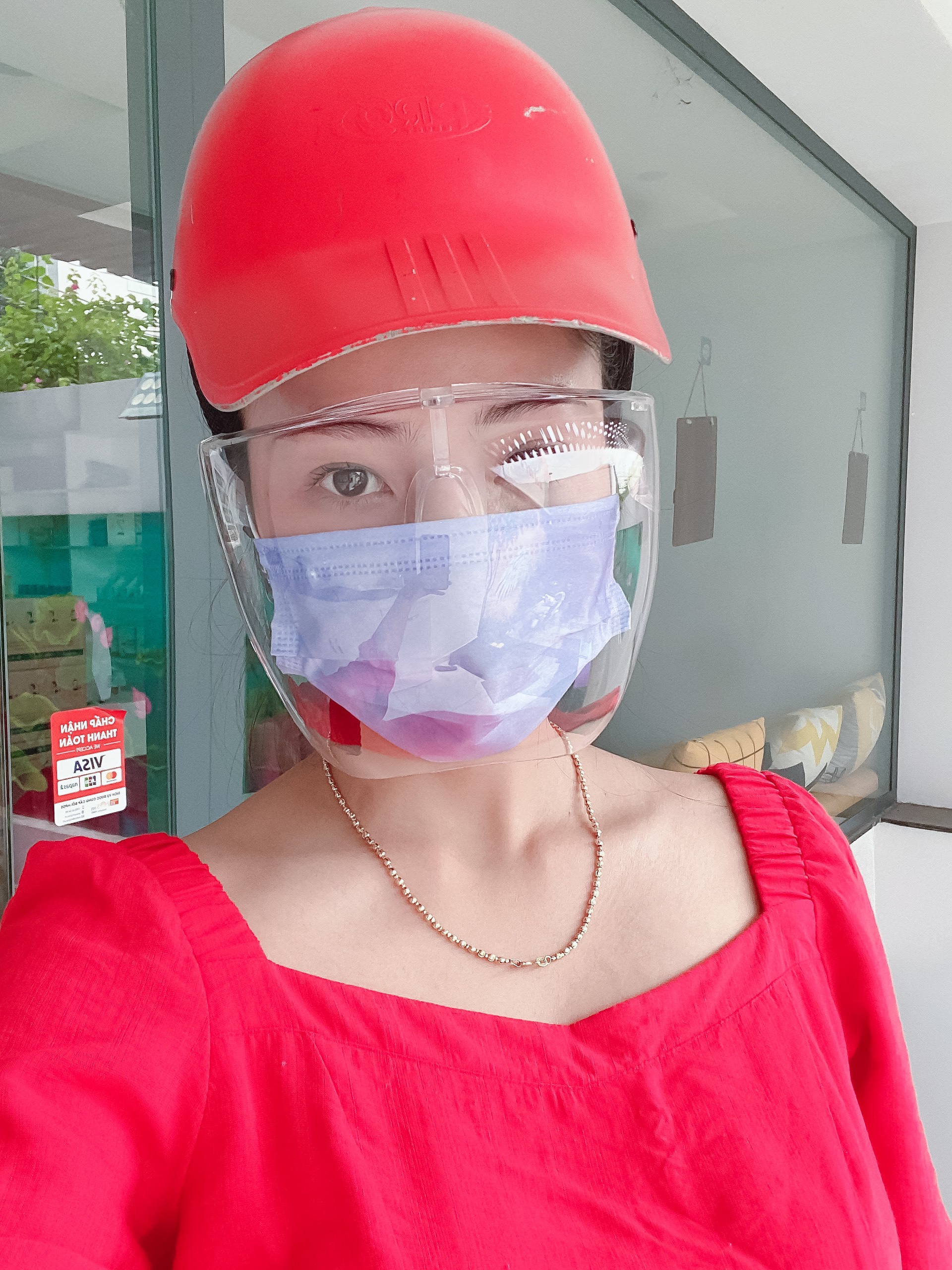 Kính chắn giọt bắn chống dịch - Face Shield người lớn