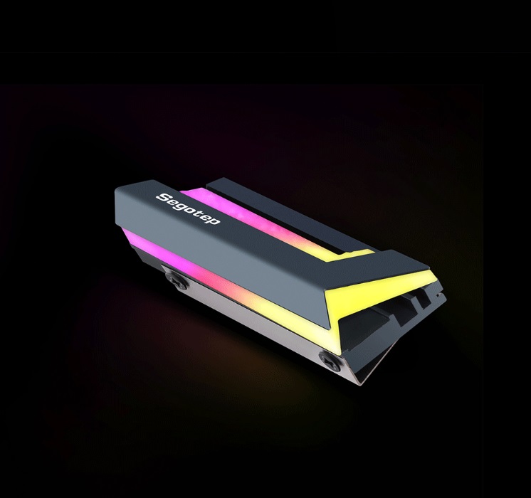 Tản nhiệt SSD M2 Segotep Led RGB dùng cho ổ SSD M2 chuẩn 2280 - Hàng nhập khẩu