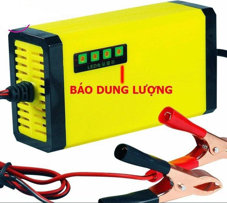 Bộ Sạc Ắc Quy 220V Ra 12V 2A-3A Có Đèn Báo Tiện Lợi
