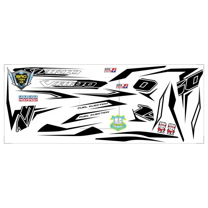 Tem rời dán xe vario 150 dán xe trắng 23 - Bi Decal