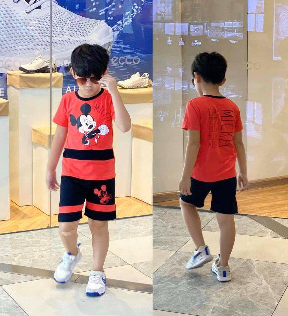 BỘ THUN COTTON 4C BÉ TRAI SIZE ĐẠI- Đồ bộ trẻ em