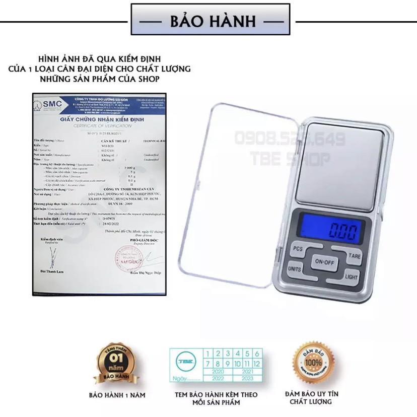 Cân Điện Tử Mini Bỏ Túi Độ Chính Xác Cao 200g/0.01g + Tặng Kèm Pin.