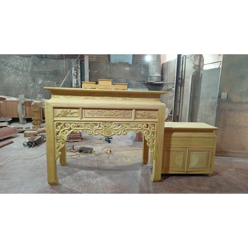 Bàn thờ hiện đại gỗ mít