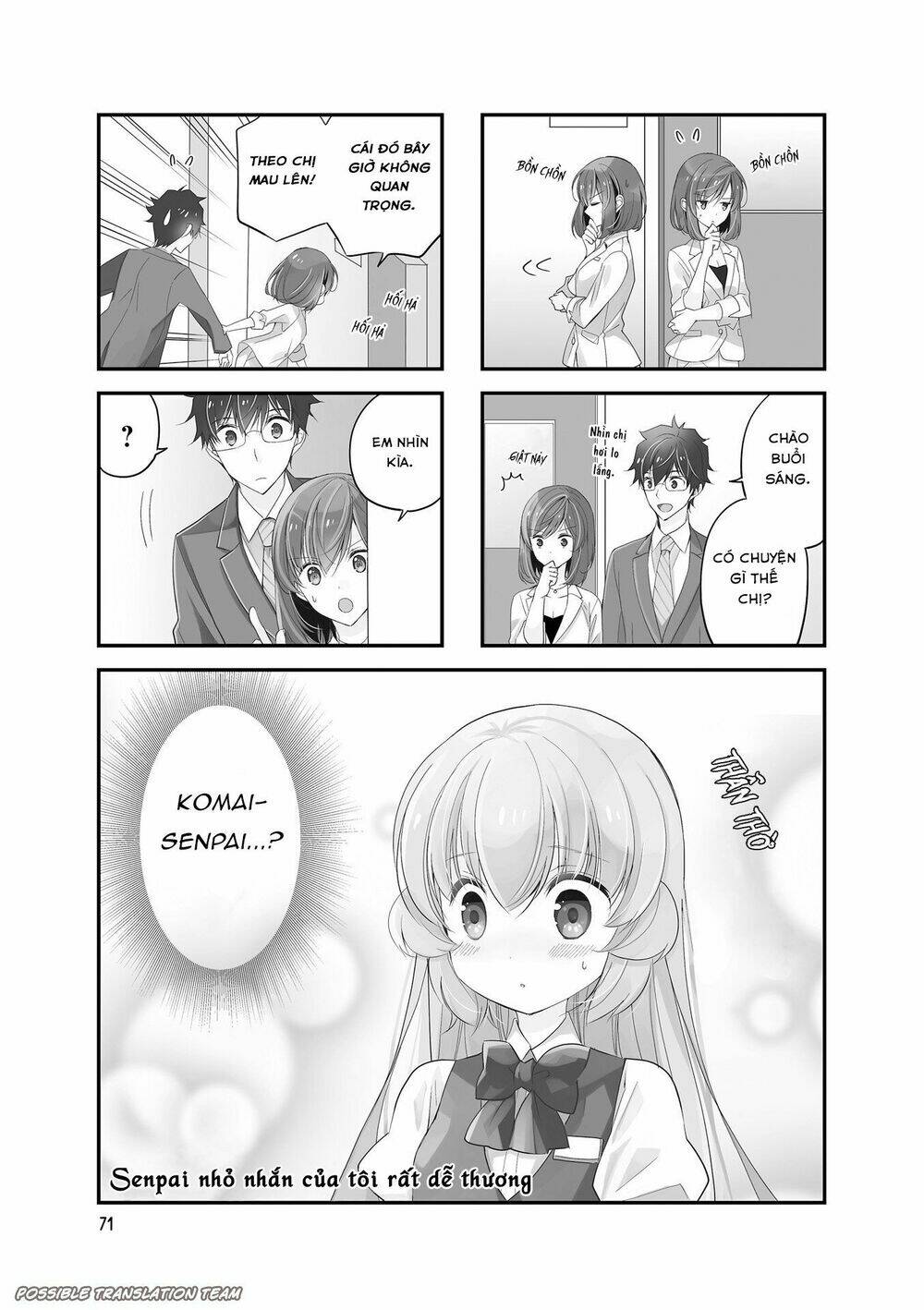 senpai nhỏ nhắn của tôi rất dễ thương chapter 25 3