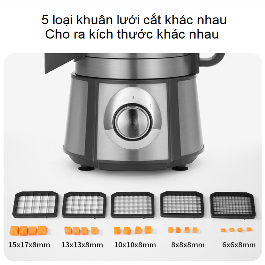 Bộ khuôn thái rau củ quả dành cho máy thái công nghiệp Leeka Q1