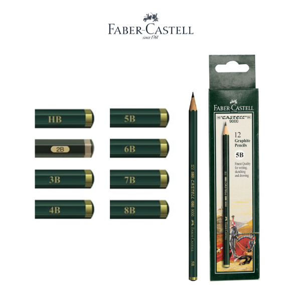 [OFFICIAL] Bút Chì Đen Castell 9000 Faber-Castell