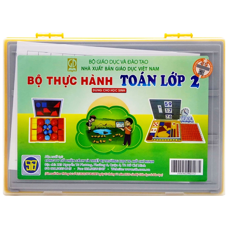 Bộ 2 Hộp Thực Hành Toán Lớp 2