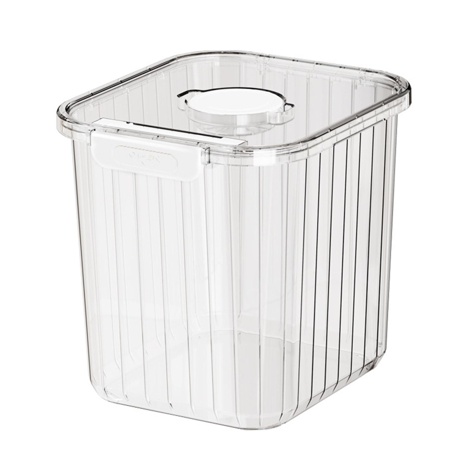 Clear Food Grain Storage box Storage Bin Sealed Lid for Sugar