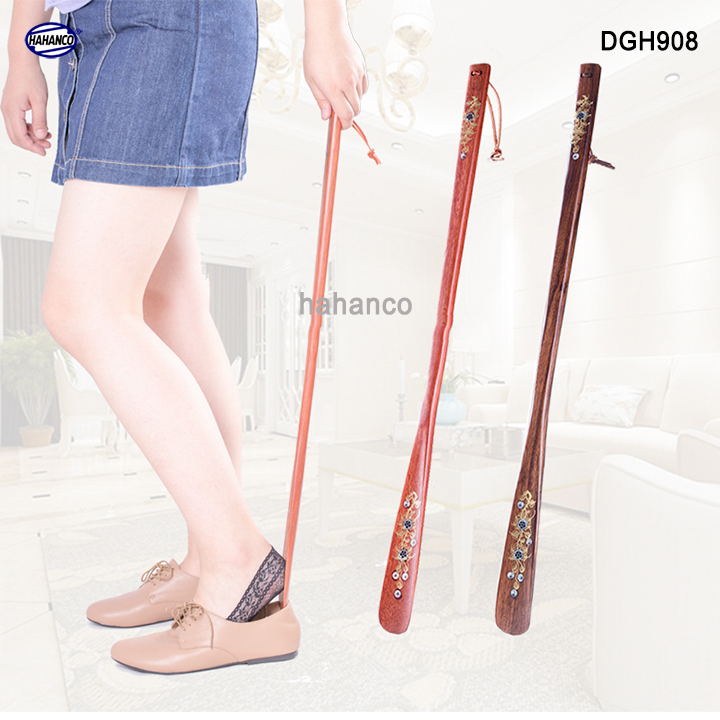 Đón gót giày cho mọi tư thế gỗ tự nhiên nguyên khối - Dài 70cm (DGH908) Cho giày Nam & Nữ