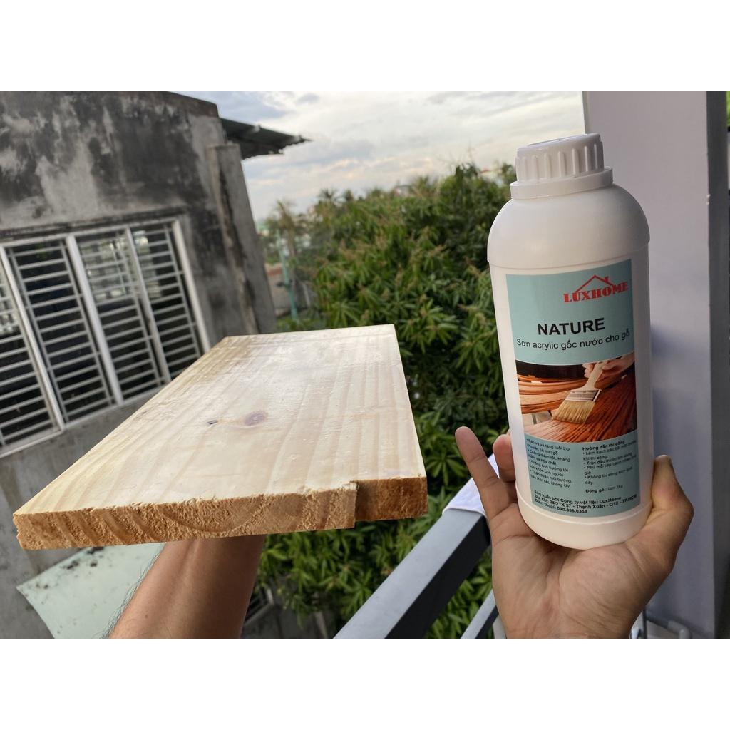 SƠN CHỐNG THẤM, PHỦ BÓNG CHO GỖ - LOTUX WOODCOAT - GIỮ MÀU GỐC, BẢO VỆ, CHỐNG TIA UV, MỐI MỌT CHO GỖ, SƠN ACRYLIC GỐC NƯỚC