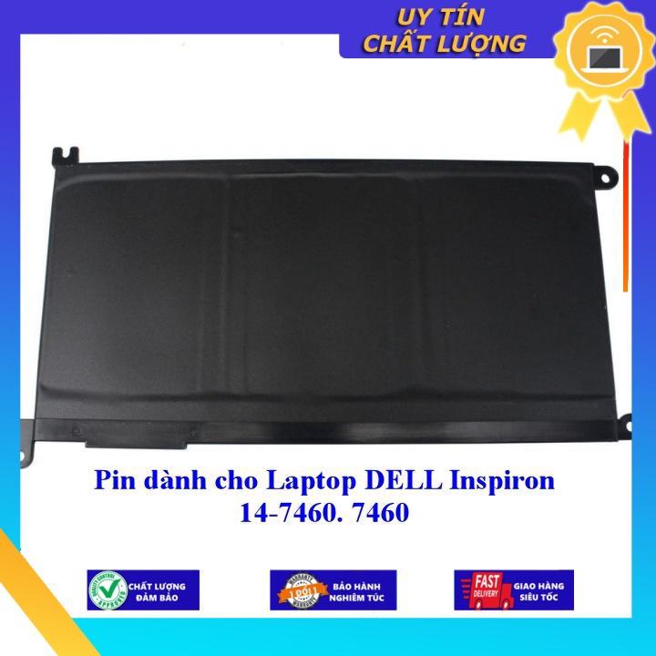 Pin dùng cho Laptop DELL Inspiron 14-7460 7460 - Hàng Nhập Khẩu New Seal