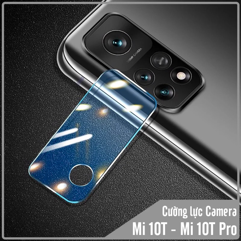 Kính cường lực cho camera Xiaomi Mi 10 T Pro 5G, bảo vệ chống trày xước