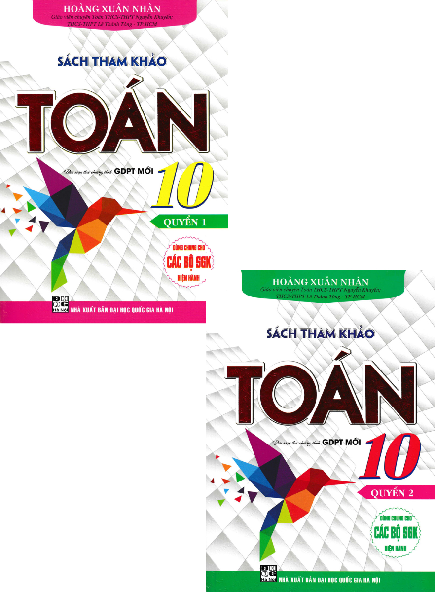 Sách tham khảo- Combo Sách Tham Khảo Toán 10 - Biên Soạn Theo Chương Trình GDPT Mới _HA
