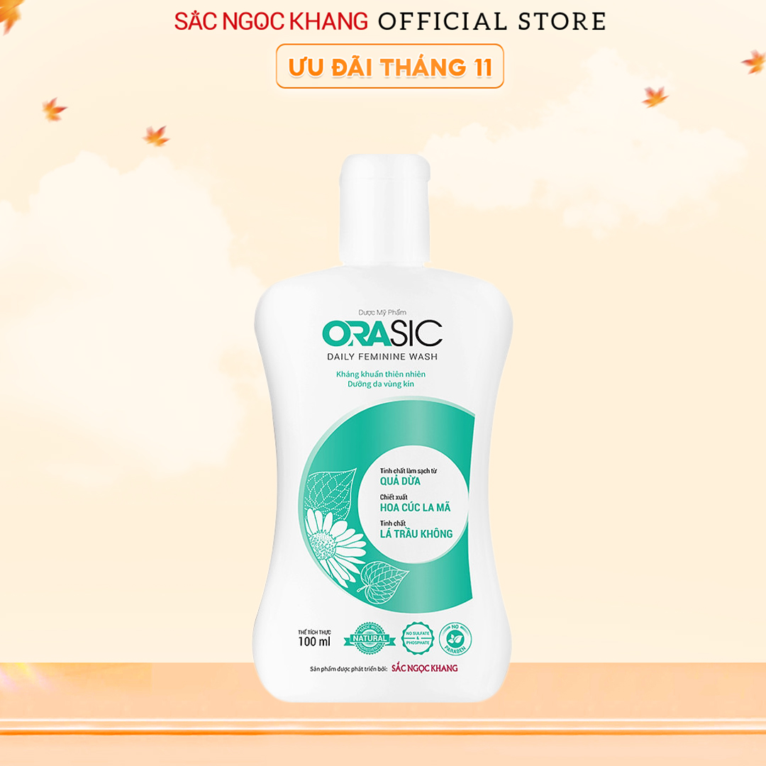 Dung dịch vệ sinh Orasic (100ml) kháng khuẩn thiên nhiên