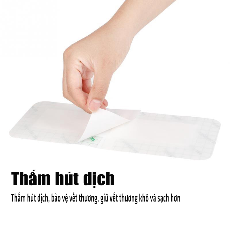 Set 10 miếng dán vết thương chống thấm nước, miếng dán sau sinh mổ, miếng dán tắm sau sinh HETIS FILM PAD (Nhiều size)