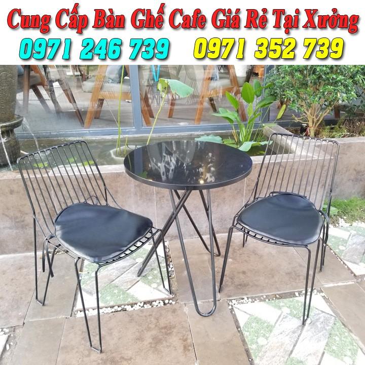 Ghế sắt cafe ngoài trời