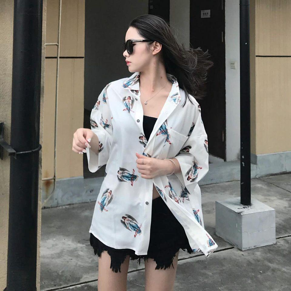 Áo sơ mi nam nữ mặc được in hình NGƯỜI CÓ CÁNH