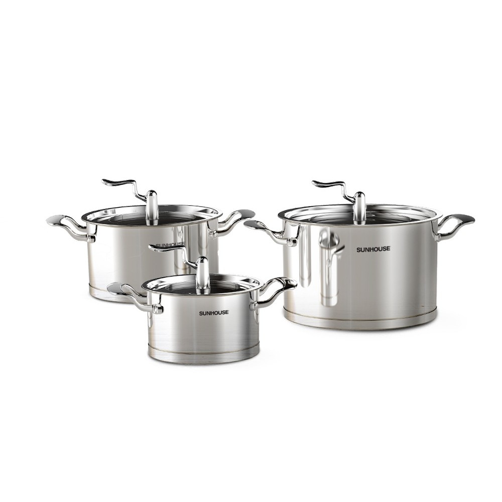 Bộ nồi Inox 5 đáy Sunhouse SHG2503MSA