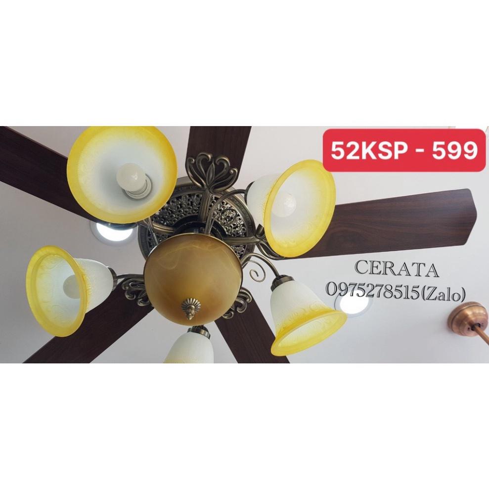 Quạt Trần Có Đèn SCG-72 Promax Lõi Đồng Full 6 tiêu chuẩn Gió, Lắp Cho Mọi tổ ấm