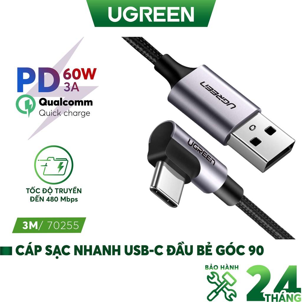 Cáp sạc và truyền dữ liệu dài 1-2m UGREEN US284 - Hàng chính hãng