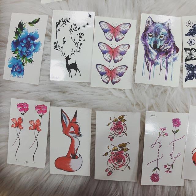 Set 30 tấm hình xăm dán giá 50k - Tattoo