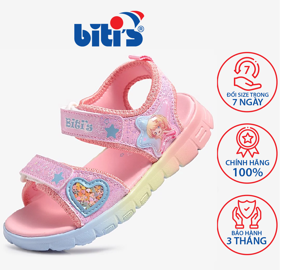 Sandal Biti's Bé Gái BEG001000HOG Đế EVA Siêu Nhẹ size (24 - 29 )