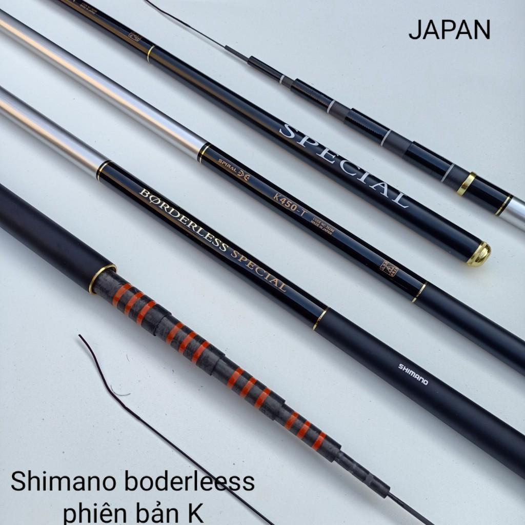 Cần câu tay chính hãng Shimano Borderless phiên bản k 3m6 4m5 5m4 6m3 và 7m2