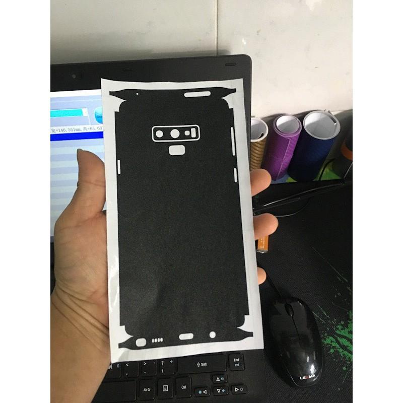 Miếng Dán Skin nhám Full viền dành cho Samsung Note 9 / Note 8 / Note 10 / chống trầy xước,chống bẩn mồ hôi, chống bẩn