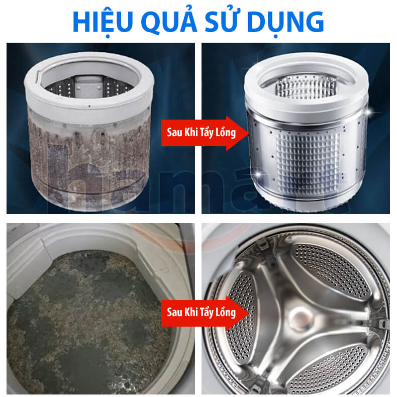 Hộp 12 Viên Tẩy Lồng Máy Giặt Tẩy Sạch Sẽ Vi Khuẩn Cặn Bẩn Đa Năng LOẠI TỐT